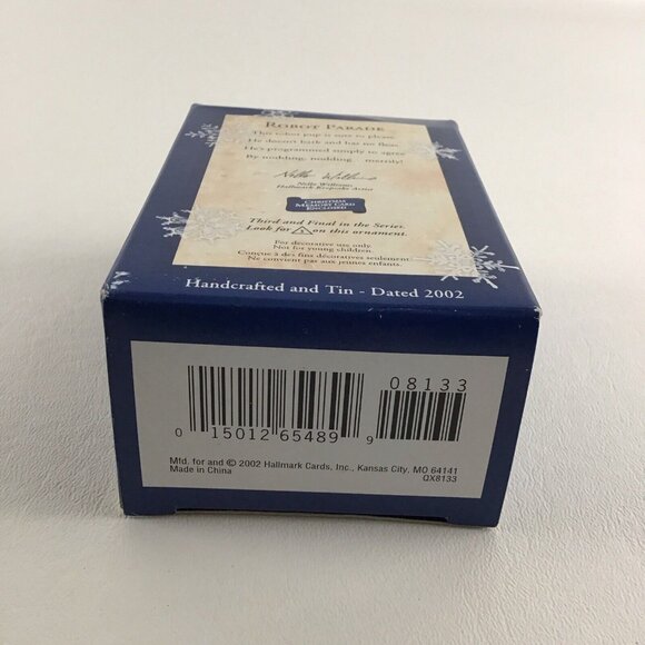 Hallmark Keepsake Christmas Ornament Robot Parade Collector Series Vintage 2002 - Picture 6 of 6